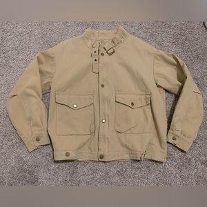 Tan Balenciaga jacket